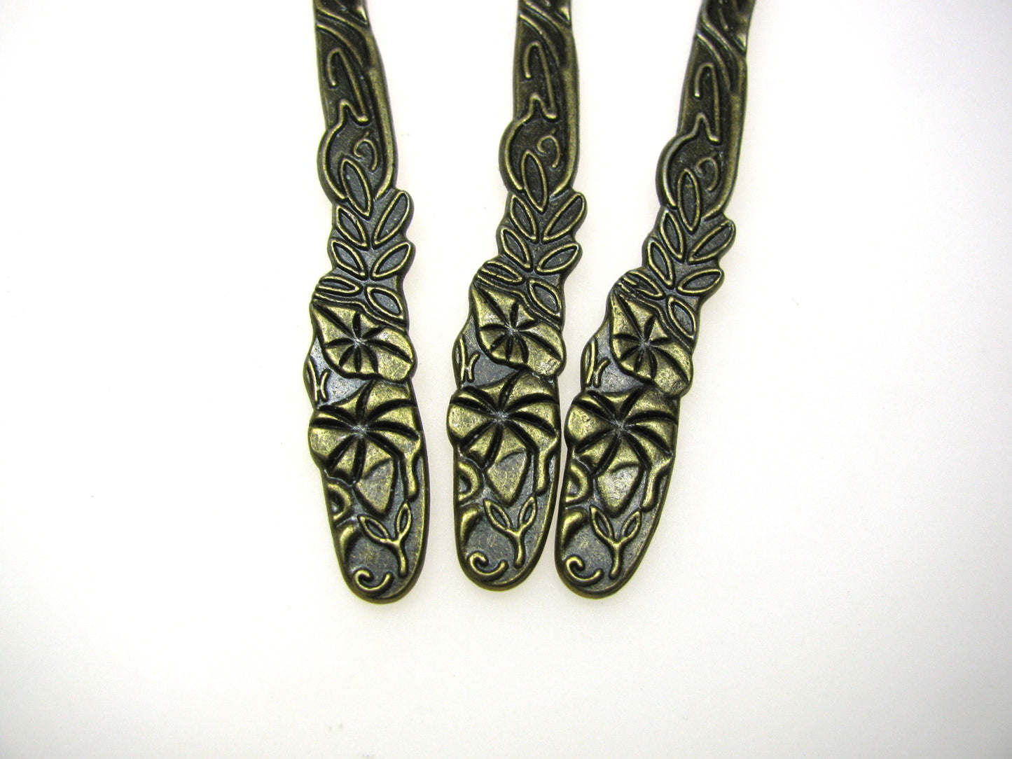 3  Lesezeichen Kolibri, Farbe bronze antik, Perlen basteln, Bookmark, fädeln